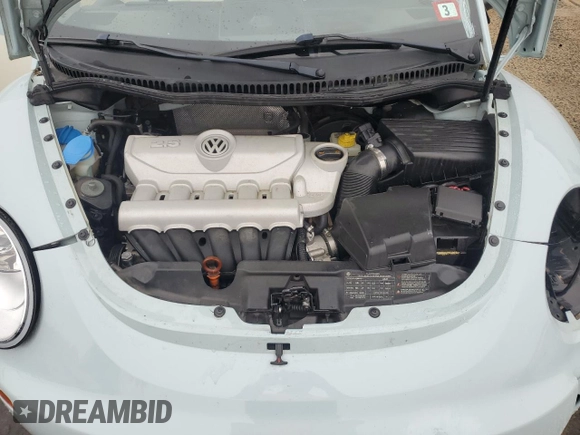 2010 Volkswagen Beetle with VIN 3VWRG3AL7AM006001, listed as a Copart auction lot 56973285 with Not provided miles and Salvage title. Bid and sale history available at DreamBid. Image 11.