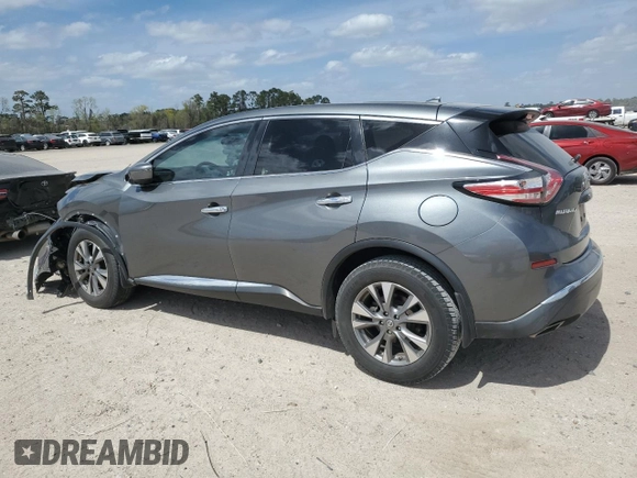 2016 Nissan Murano SV with VIN 5N1AZ2MG3GN131204, listed as a Copart auction lot 49336345 with 158,772 mi miles and Salvage Title. Bid and sale history available at carsss.com. Image 2.