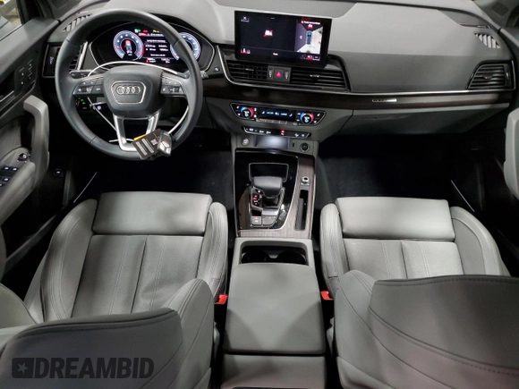 2023 Audi Q5 Sportback S line Premium Plus with VIN WA15AAFY3P2154281, listed as a Copart auction lot 49456025 with 19,896 mi miles and Salvage title. Bid and sale history available at DreamBid. Image 8.