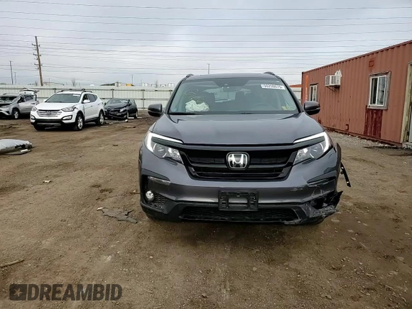2022 Honda Pilot Special Edition with VIN 5FNYF6H26NB091357, listed as a Copart auction lot 50250075 with 38,405 mi miles and Salvage Title. Bid and sale history available at carsss.com. Image 12.