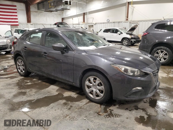 2016 Mazda 3 i Sport with VIN JM1BM1J74G1336026, listed as a Copart auction lot 43767395 with 88,781 mi miles and Non Repairable. Bid and sale history available at DreamBid. Image 4.