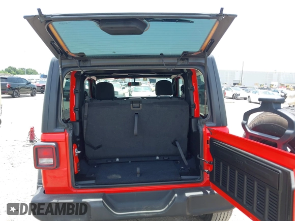 2022 Jeep Wrangler Sport with VIN 1C4GJXAG3NW195967, listed as a IAAI auction lot 42265207 with 41,220 mi miles and . Bid and sale history available at DreamBid. Image 17.