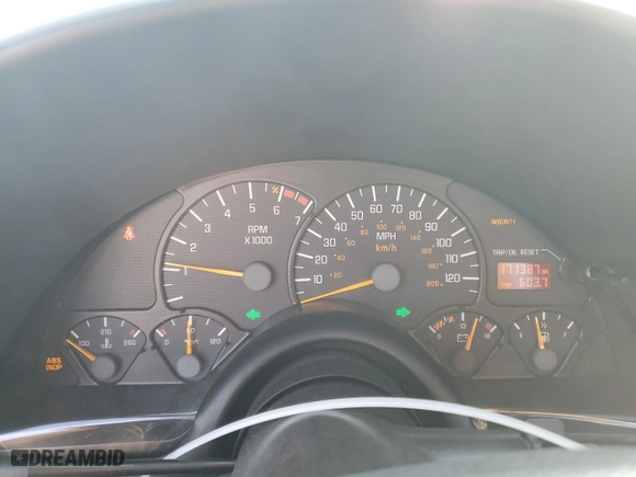 2001 Pontiac Firebird with VIN 2G2FS22K512146722, listed as a Copart auction lot 71178444 with 171,387 mi miles and Salvage Title. Bid and sale history available at carsss.com. Image 9.