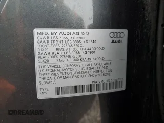 2013 Audi Q7 3.0L TDI Prestige with VIN WA1VMBFE3DD007171, listed as a Copart auction lot 46915285 with 161,823 mi miles and Clean Title. Bid and sale history available at carsss.com. Image 13.