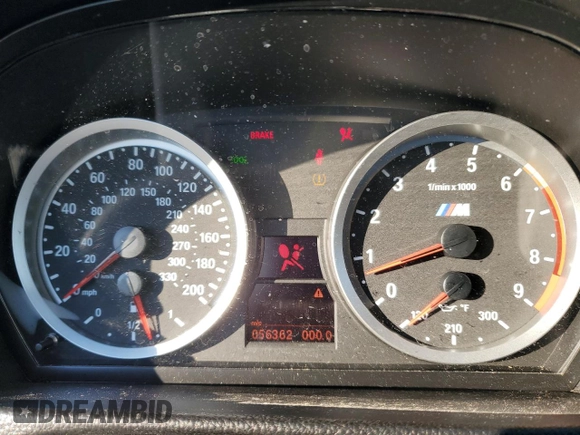 2009 BMW M3 with VIN WBSWD93579PY43698, listed as a Copart auction lot 84676814 with 56,362 mi miles and Salvage Title. Bid and sale history available at carsss.com. Image 9.