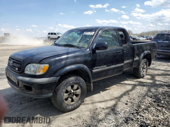 2000 Toyota Tundra Limited with VIN 5TBBT4818YS094411, listed as a Copart auction lot 54187785 with 287,047 mi miles and Clean Title. Bid and sale history available at DreamBid. Image 1.