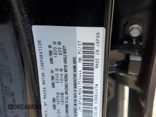 2025 Mazda 3 S Preferred with VIN JM1BPACM0S1751444, listed as a Copart auction lot 47812845 with Not Provided miles and Non Repairable. Bid and sale history available at DreamBid. Image 12.