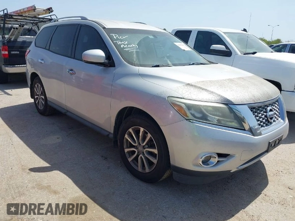 2015 Nissan Pathfinder SL with VIN 5N1AR2MN4FC698515, listed as a IAAI auction lot 41853681 with 179,260 mi miles and . Bid and sale history available at DreamBid. Image 1.
