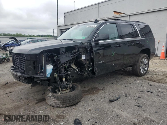 2020 Chevrolet Tahoe LT z VIN 1GNSKBKC9LR226552, wystawiony jako Copart lot #58490945 z przebiegiem 68 802 mil mil oraz Szkoda całkowita • Salvage title. Historia ofert i sprzedaży dostępna na DreamBid. Obrazek 1.