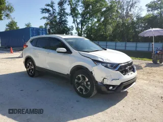 2017 Honda CR-V EX-L with VIN 2HKRW2H83HH689168, listed as a Copart auction lot 52161155 with 45,870 mi miles and Salvage Title. Bid and sale history available at carsss.com. Image 4.