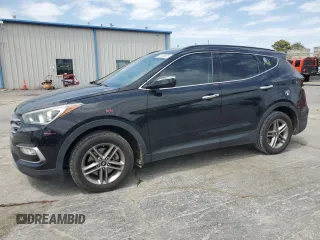 2017 Hyundai Santa Fe 2.4L with VIN 5NMZU3LB6HH017214, listed as a Copart auction lot 58153825 with 121,181 mi miles and Salvage title. Bid and sale history available at DreamBid. Image 1.
