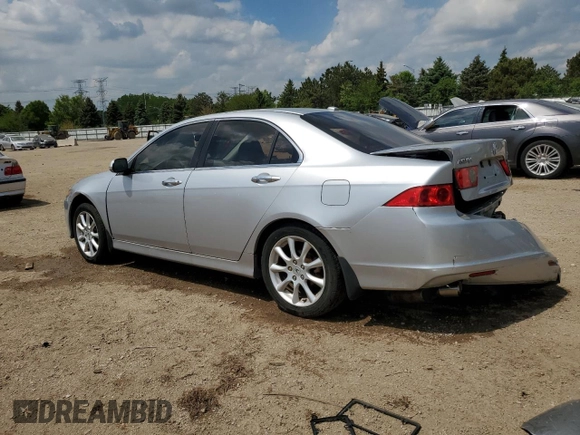 2006 Acura TSX with VIN JH4CL96876C039423, listed as a Copart auction lot 56887015 with 165,274 mi miles and Salvage title. Bid and sale history available at DreamBid. Image 2.