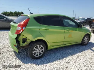2013 Hyundai Accent GL with VIN KMHCT5AE6DU084444, listed as a Copart auction lot 52171965 with 80,041 mi miles and Salvage Title. Bid and sale history available at carsss.com. Image 3.