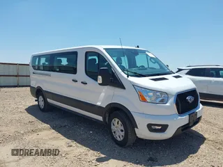 2022 Ford Transit Passenger XL with VIN 1FBAX2Y89NKA67668, listed as a IAAI auction lot 42703184 with 56,378 mi miles and . Bid and sale history available at DreamBid. Image 1.