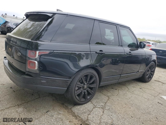 2020 Land Rover Range Rover HSE with VIN SALGS2RU9LA584884, listed as a Copart auction lot 51643255 with NaN miles and Clean Title. Bid and sale history available at carsss.com. Image 3.