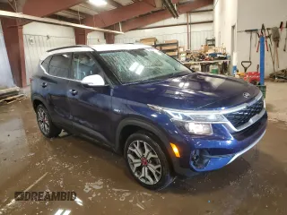 2021 Kia Seltos S with VIN KNDEUCA26M7129076, listed as a Copart auction lot 50740645 with 36,177 mi miles and Salvage Title. Bid and sale history available at carsss.com. Image 4.
