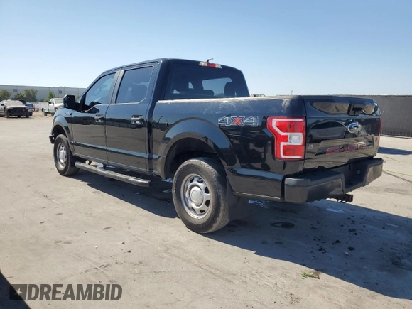 2018 Ford F-150 XL with VIN 1FTEW1EBXJFD71394, listed as a Copart auction lot 52384775 with 185,267 mi miles and Salvage Title. Bid and sale history available at carsss.com. Image 2.