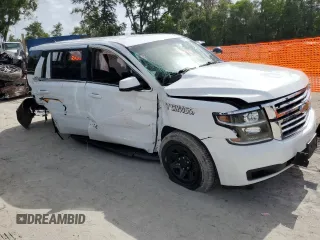 2020 Chevrolet Tahoe Commercial with VIN 1GNLCDEC4LR147377, listed as a Copart auction lot 59322465 with Not provided miles and Non repairable. Bid and sale history available at DreamBid. Image 4.