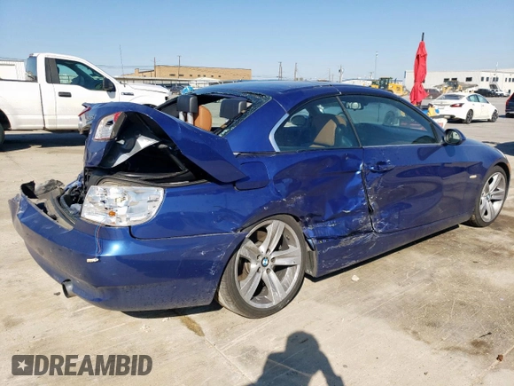 2008 BMW 3 Series 335i with VIN WBAWL73528PX58536, listed as a Copart auction lot 46889105 with Not Provided miles and Salvage Title. Bid and sale history available at carsss.com. Image 3.
