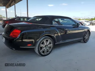2007 Bentley Continental GT with VIN SCBDR33W67C046016, listed as a Copart auction lot 54420935 with 60,090 mi miles and Salvage Title. Bid and sale history available at DreamBid. Image 3.