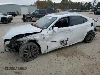 2019 Lexus IS with VIN JTHC81D22K5036347, listed as a Copart auction lot 76686154 with 75,686 mi miles and Salvage Title. Bid and sale history available at carsss.com. Image 1.