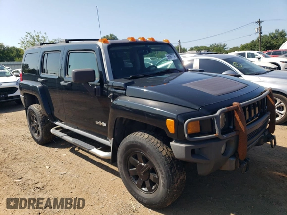 2007 Hummer H3 SUV with VIN 5GTDN13E178242106, listed as a Copart auction lot 68897714 with 187,762 mi miles and Clean Title. Bid and sale history available at DreamBid. Image 4.