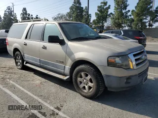 2007 Ford Expedition EL XLT with VIN 1FMFK15527LA16915, listed as a Copart auction lot 86922514 with 113,391 mi miles and Clean Title. Bid and sale history available at carsss.com. Image 4.