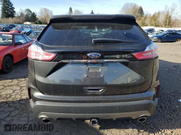 2020 Ford Edge SEL with VIN 2FMPK4J95LBB05046, listed as a Copart auction lot 89381465 with 146,730 mi miles and Clean Title. Bid and sale history available at carsss.com. Image 6.