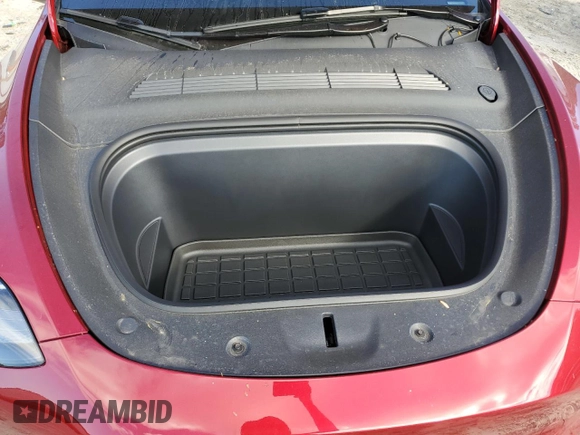 2024 Tesla Model Y Long Range with VIN 7SAYGDEE6RA318973, listed as a Copart auction lot 55586435 with 8,700 mi miles and Salvage title. Bid and sale history available at DreamBid. Image 11.