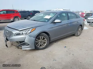 2017 Hyundai Sonata SE with VIN 5NPE24AF1HH588693, listed as a IAAI auction lot 41356233 with 1 mi miles. Bid and sale history available at carsss.com. Image 16.