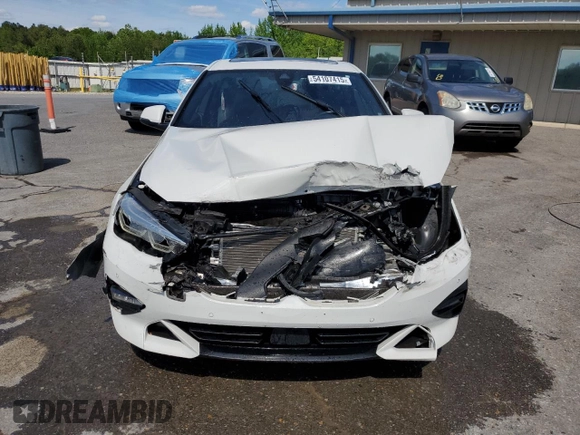 2021 BMW 2 Series 228i xDrive with VIN WBA73AK05M7H56414, listed as a Copart auction lot 54107415 with 89,614 mi miles and Salvage title. Bid and sale history available at DreamBid. Image 5.