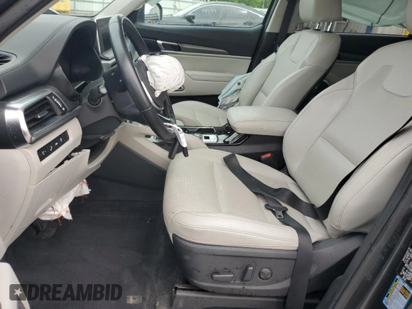 2022 Kia Telluride S with VIN 5XYP64HC3NG304606, listed as a Copart auction lot 60251245 with 33,514 mi miles and Salvage title. Bid and sale history available at DreamBid. Image 7.