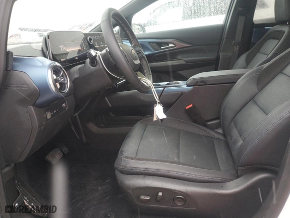 2024 Chevrolet Equinox EV LT with VIN 3GN7DLRP6RS260243, listed as a Copart auction lot 85561804 with 2,458 mi miles and Salvage Title. Bid and sale history available at carsss.com. Image 7.