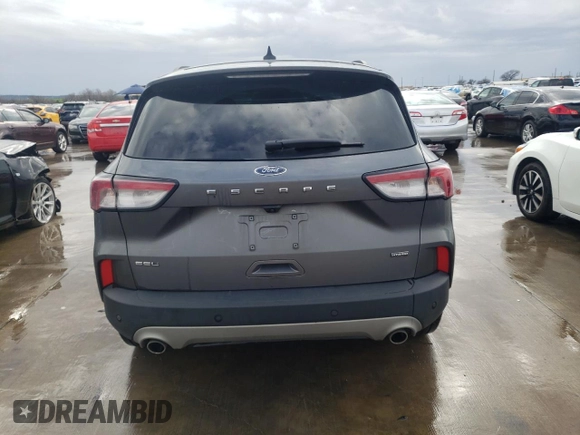 2021 Ford Escape SEL Hybrid with VIN 1FMCU0CZ3MUB25774, listed as a Copart auction lot 37452224 with 98,182 mi miles and . Bid and sale history available at DreamBid. Image 6.