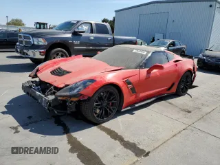 2018 Chevrolet Corvette Grand Sport 1LT with VIN 1G1YW2D75J5102895, listed as a Copart auction lot 72060894 with 31,660 mi miles and Salvage Title. Bid and sale history available at carsss.com. Image 1.
