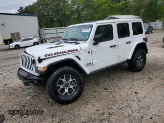 2018 Jeep Wrangler Unlimited Rubicon with VIN 1C4HJXFG2JW244664, listed as a Copart auction lot 52987455 with 40,463 mi miles and Salvage title. Bid and sale history available at DreamBid. Image 1.