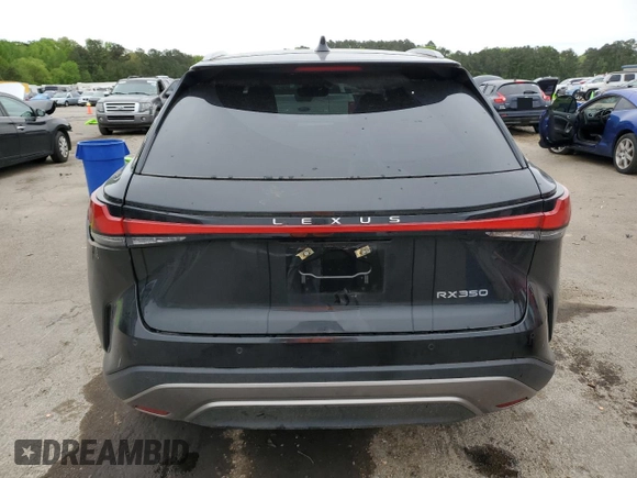 2023 Lexus RX with VIN 2T2BAMBA5PC013860, listed as a Copart auction lot 51940025 with 13,639 mi miles and Salvage Title. Bid and sale history available at carsss.com. Image 6.
