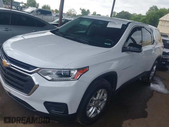 2021 Chevrolet Traverse LS z VIN 1GNERFKW5MJ197111, wystawiony jako IAAI lot #42056277 z przebiegiem 64 771 mil mil oraz . Historia ofert i sprzedaży dostępna na DreamBid. Obrazek 17.