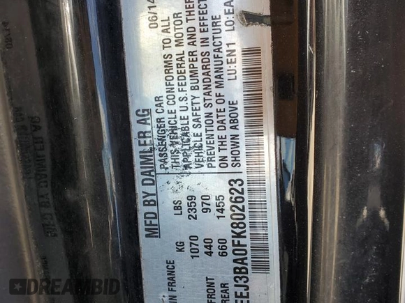 2015 Smart fortwo Passion z VIN WMEEJ3BA0FK802623, wystawiony jako Copart lot #55082215 z przebiegiem Nie podano mil oraz Tytuł czysty. Historia ofert i sprzedaży dostępna na DreamBid. Obrazek 12.