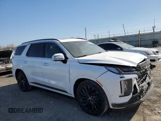 2024 Hyundai Palisade Calligraphy z VIN KM8R7DGEXRU712125, wystawiony jako Copart lot #53113625 z przebiegiem 31 693 mil mil oraz Szkoda całkowita • Salvage title. Historia ofert i sprzedaży dostępna na DreamBid. Obrazek 4.