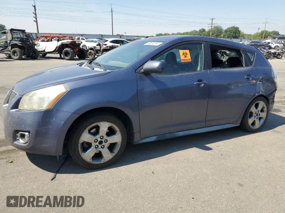 2009 Pontiac Vibe w/1SB with VIN 5Y2SP67059Z430418, listed as a Copart auction lot 66524514 with 131,663 mi miles and Salvage Title. Bid and sale history available at carsss.com. Image 1.