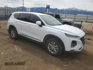 2020 Hyundai Santa Fe SEL with VIN 5NMS3CAD1LH246529, listed as a Copart auction lot 50032415 with 56,412 mi miles and Salvage Title. Bid and sale history available at carsss.com. Image 4.