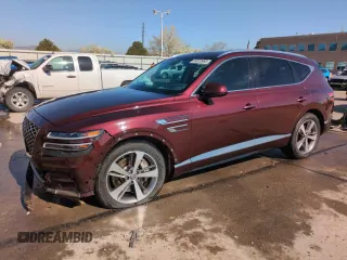 2021 Genesis GV80 with VIN KMUHCESC4MU040334, listed as a Copart auction lot 53325965 with 70,408 mi miles and Salvage title. Bid and sale history available at DreamBid. Image 1.