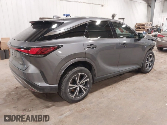 2023 Lexus RX with VIN 2T2BAMBA3PC001156, listed as a IAAI auction lot 41232845 with 27,186 mi miles. Bid and sale history available at carsss.com. Image 4.