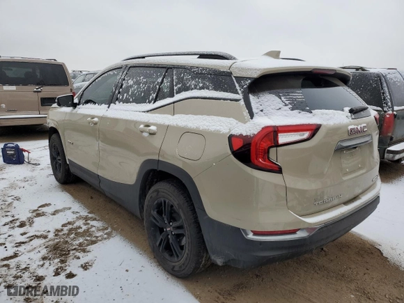 2022 GMC Terrain AT4 with VIN 3GKALYEV8NL301533, listed as a Copart auction lot 87889665 with 15,657 mi miles and Salvage Title. Bid and sale history available at carsss.com. Image 2.
