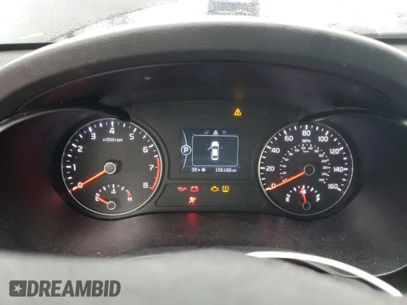 2017 Kia Optima LX with VIN 5XXGT4L39HG123521, listed as a Copart auction lot 44458205 with 156,166 mi miles and Salvage Title. Bid and sale history available at carsss.com. Image 9.