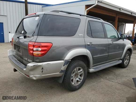 2004 Toyota Sequoia SR5 with VIN 5TDBT44A74S215534, listed as a Copart auction lot 50043435 with 244,629 mi miles and Clean Title. Bid and sale history available at carsss.com. Image 3.