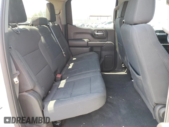 2022 Chevrolet Silverado 1500 Custom with VIN 1GCPABEK3NZ535764, listed as a Copart auction lot 53721735 with Not Provided miles and Salvage Title. Bid and sale history available at DreamBid. Image 10.