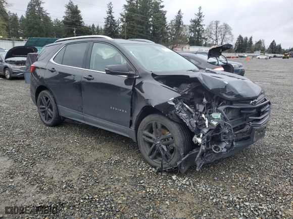 2020 Chevrolet Equinox LT with VIN 3GNAXVEX3LL317918, listed as a Copart auction lot 46751895 with 51,794 mi miles and Salvage Title. Bid and sale history available at carsss.com. Image 4.