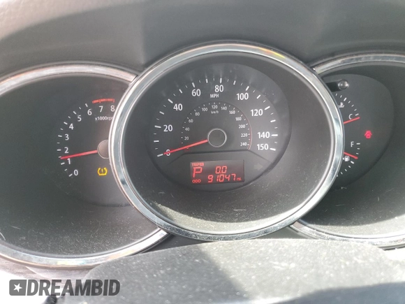 2013 Kia Sorento LX with VIN 5XYKTCA64DG321804, listed as a Copart auction lot 49775624 with 91,047 mi miles and Salvage Title. Bid and sale history available at carsss.com. Image 9.